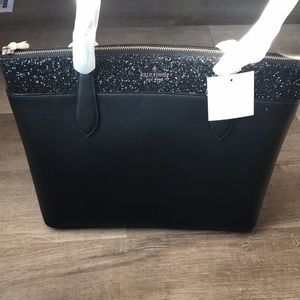 NWT Kate spade Flash glitter tote